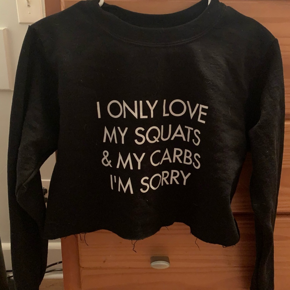 Cropped Gym Sweatshirt